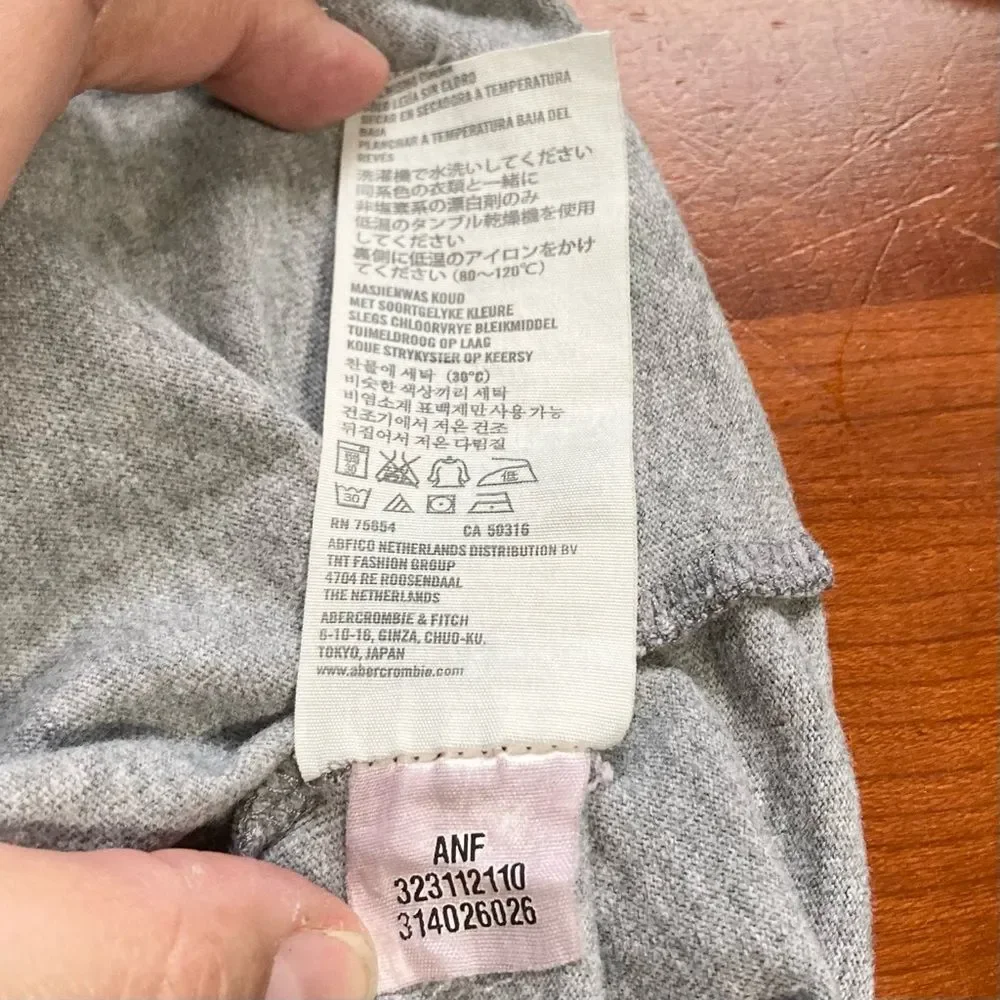 HOLLISTER HCO Huntington Beach Pier California Gray Grey Youth Inisex Large